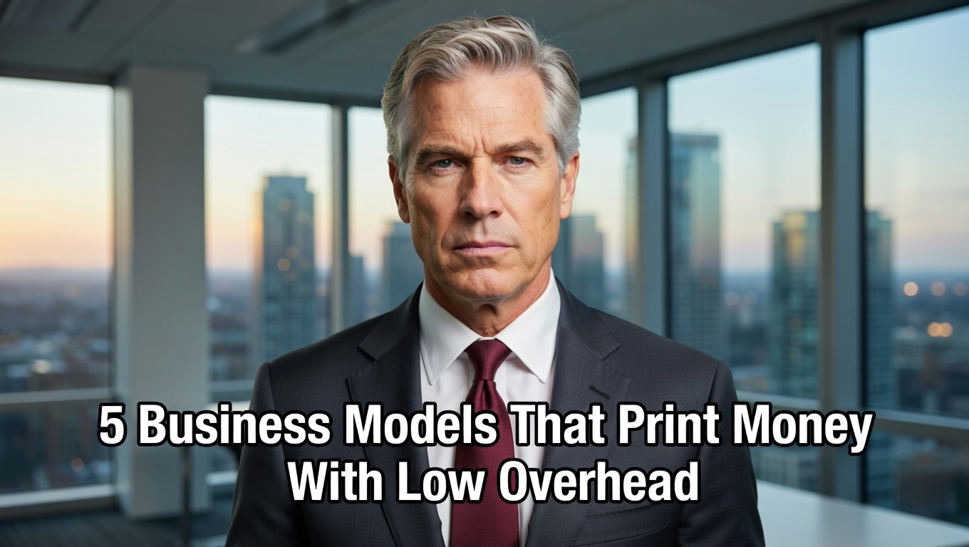 5 Business Models That Print Money With Low Overhead