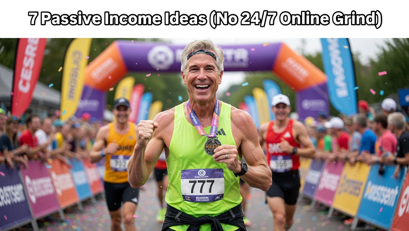 7 Passive Income Ideas (No 24/7 Online Grind)