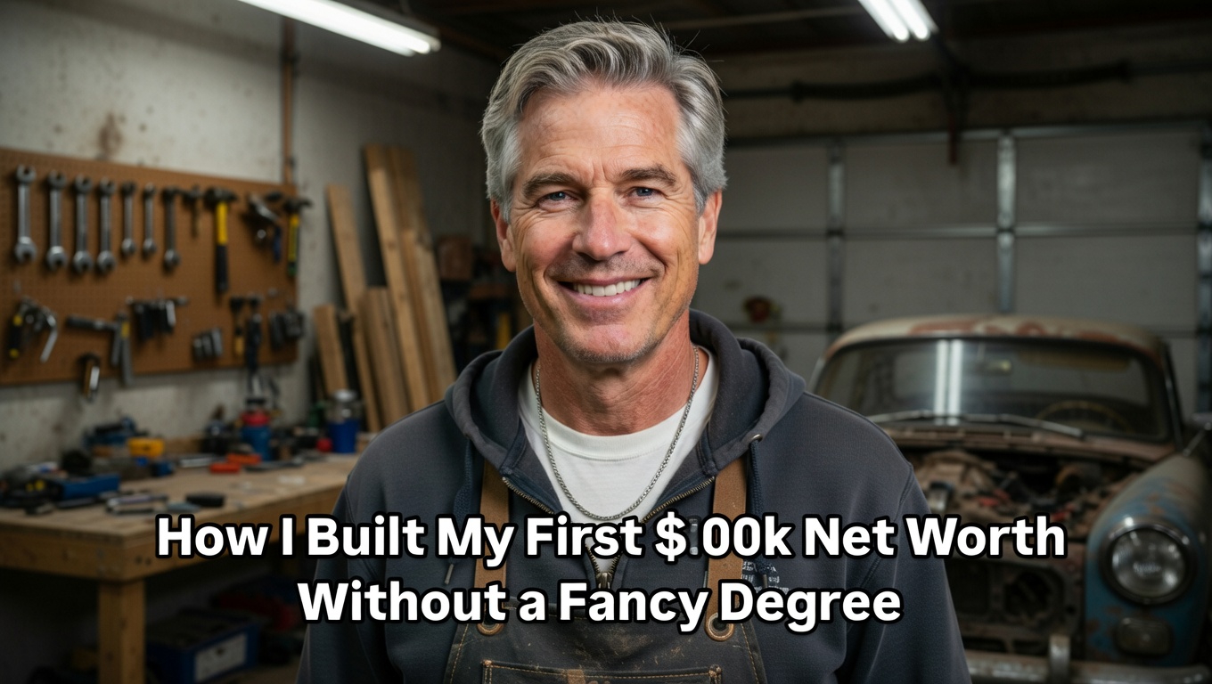 How I Built My First $100k Net Worth Without a Fancy Degree