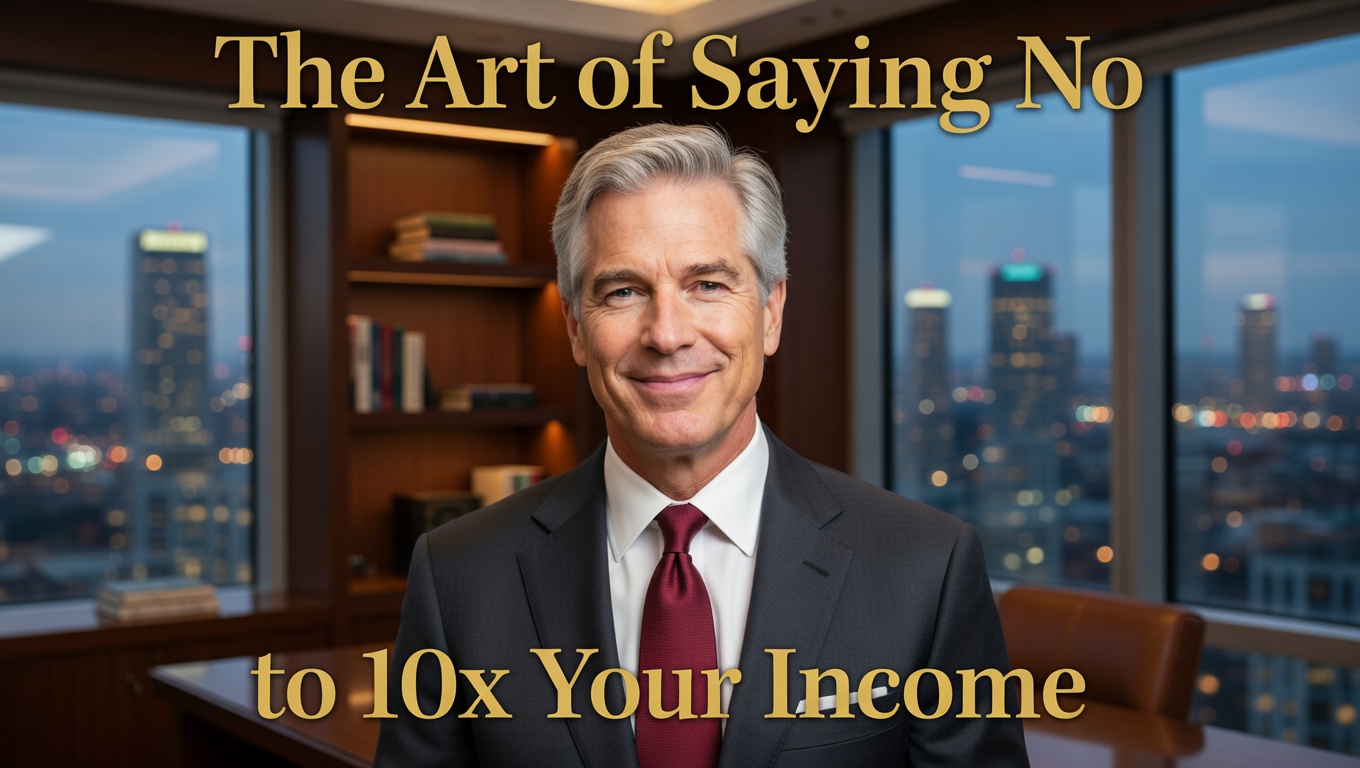 The Art of Saying No to 10x Your Income