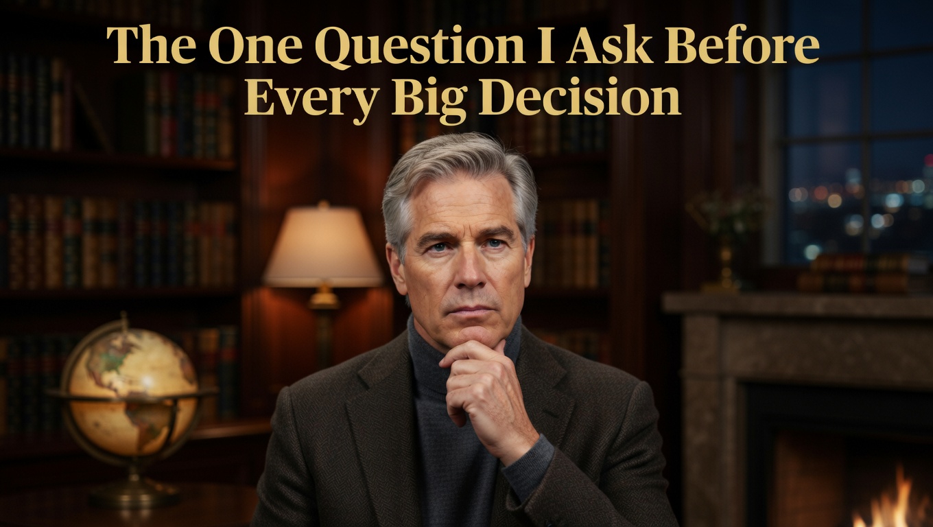 The One Question I Ask Before Every Big Decision