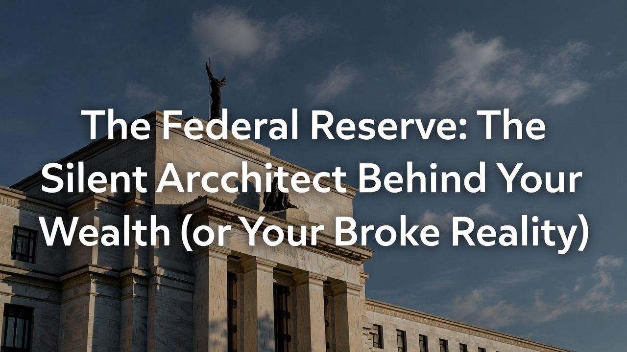 The Federal Reserve: The Silent Architect Behind Your Wealth (or Your Broke Reality)