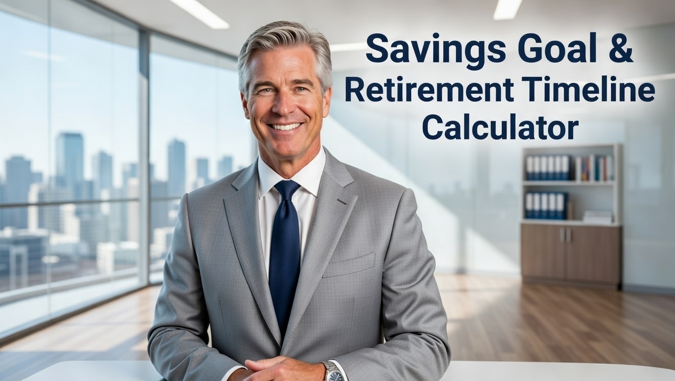 Savings Goal & Retirement Timeline Calculator