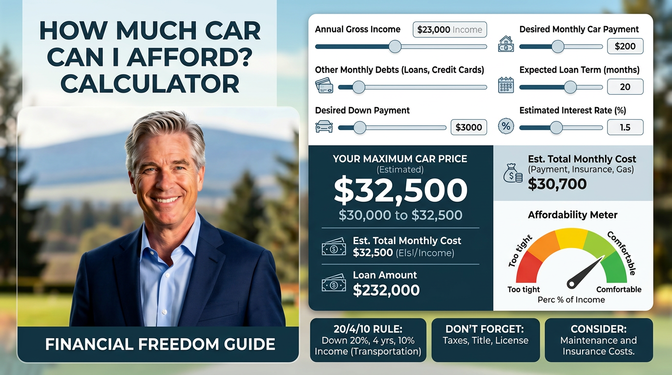 How Much of a Car can I afford? Calculator