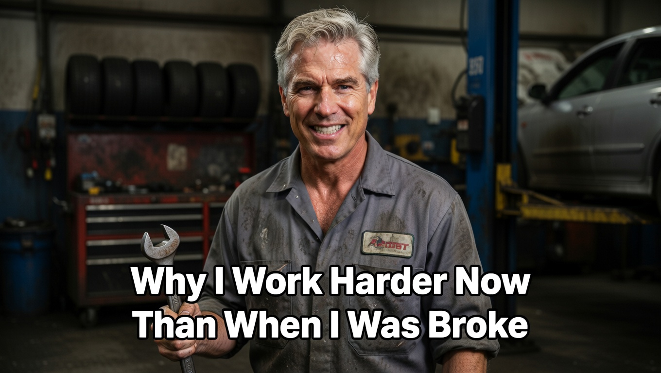 Why I Work Harder Now Than When I Was Broke