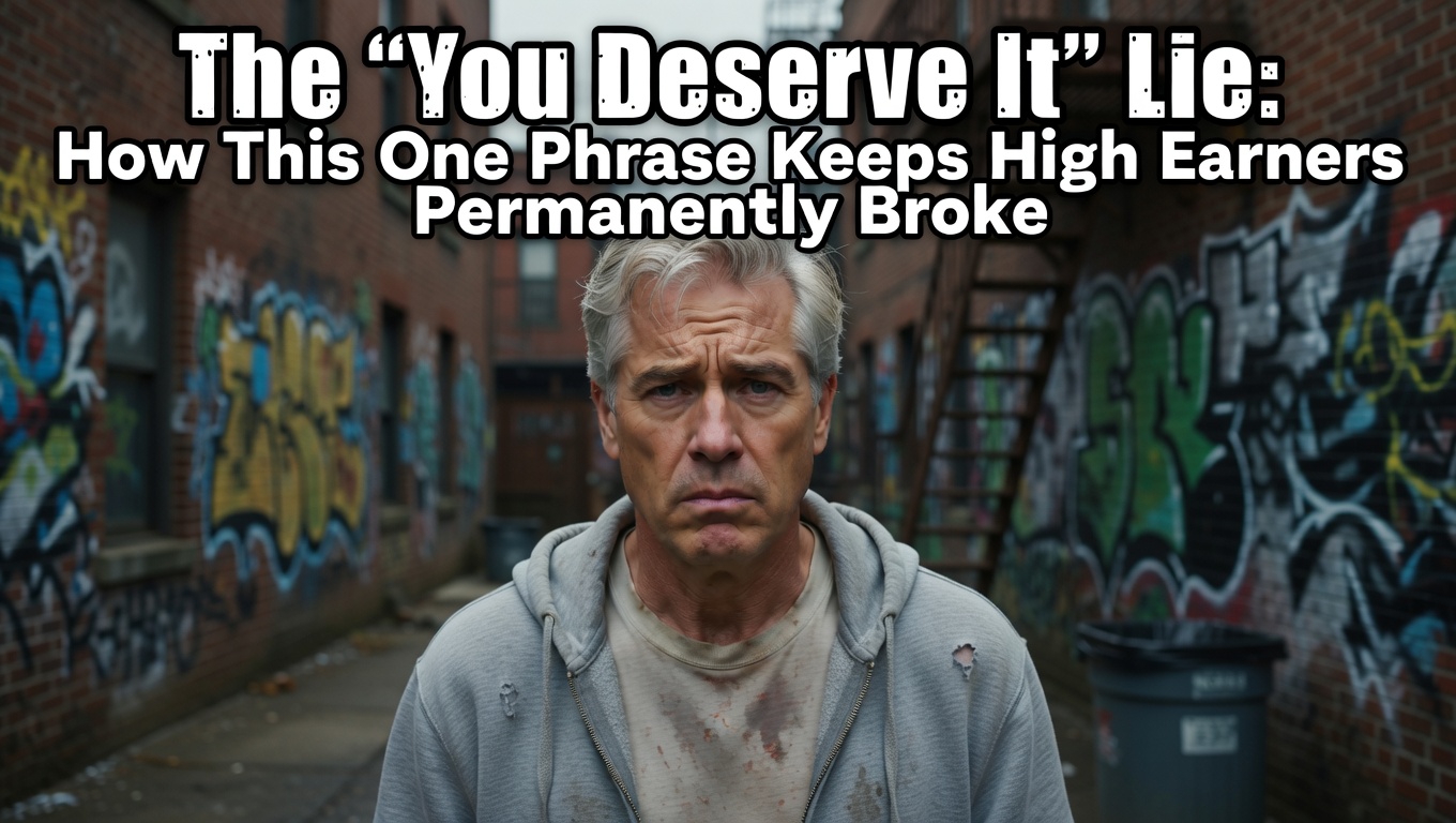 The ‘You Deserve It’ Lie: How This One Phrase Keeps High Earners Permanently Broke