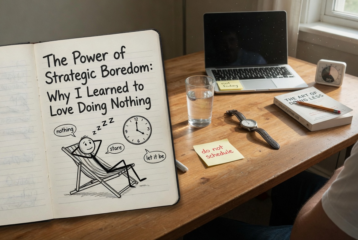 The Power of Strategic Boredom:
Why I Learned to Love Doing Nothing