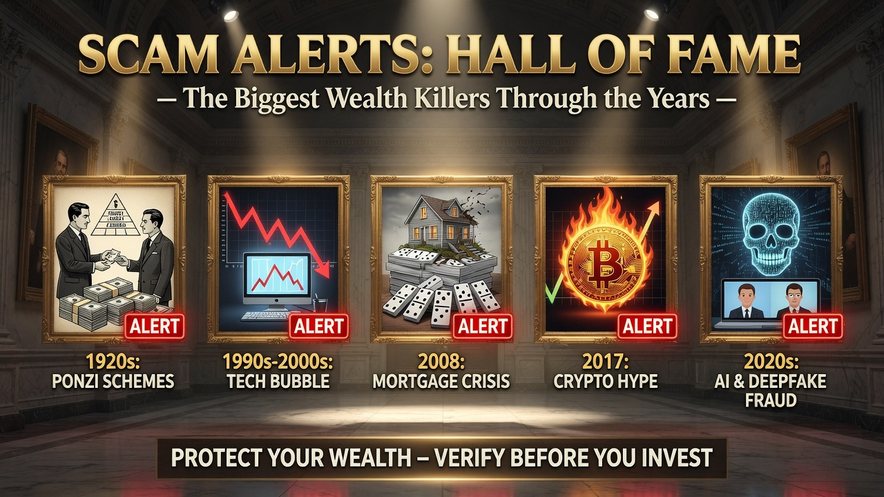 Scam Alerts: Hall of Fame – The Biggest Wealth Killers Through the Years