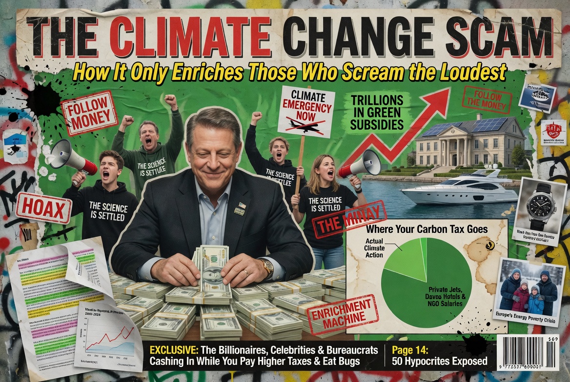 The Climate Change Scam: How It Only Enriches Those Who Scream the Loudest