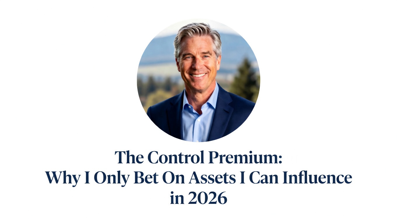 The Control Premium: Why I Only Bet On Assets I Can Influence in 2026